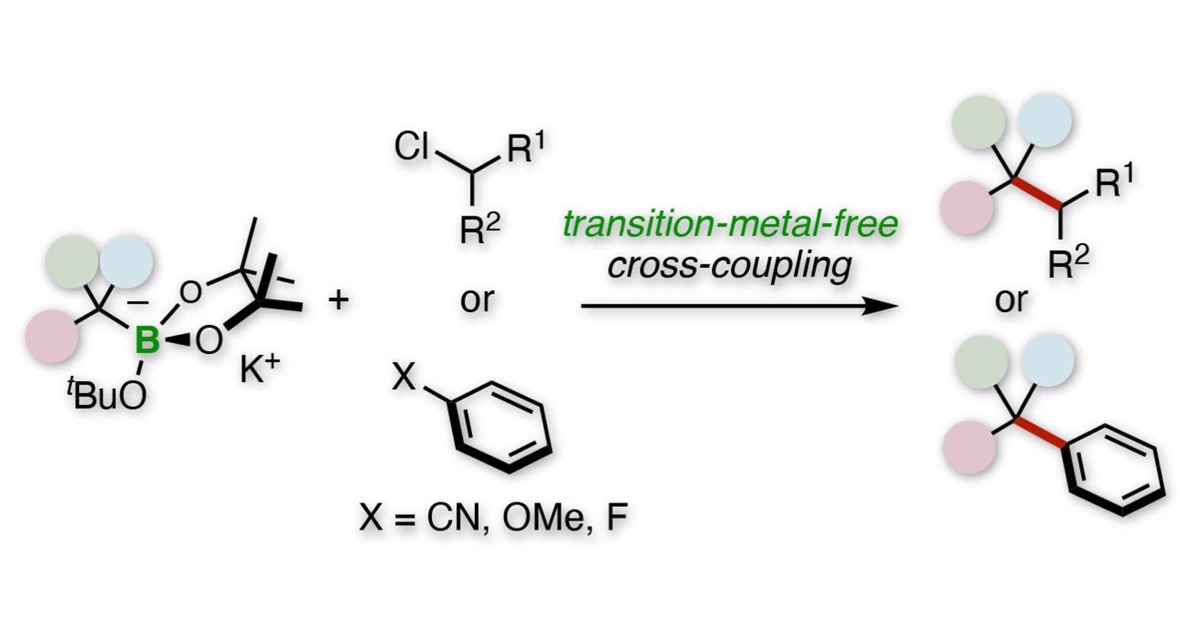 Tertiary alkylative cross-coupling of alkyl or aryl electrophiles.