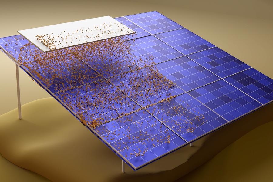 New Method Could Remove Dust on Solar Installations in Water-Limited Regions.