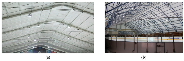 Insulation of sports facilities: (a) ice rink; (b) ice stadium.