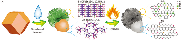 MOF-Templated Strategy for the Synthesis of Janus Carbon Materials