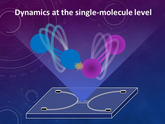 Nanofluidic Devices to Study of Single Molecule Chemical Reactions