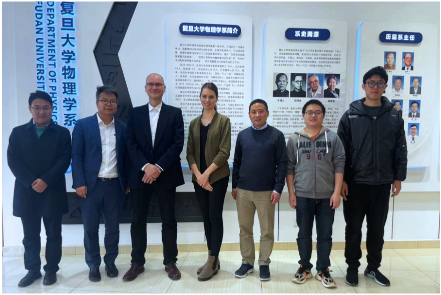 Exploring collaborative opportunities: Dr. Hervé Remigy, Dr. Lisa Glatt, and Shanghai Winner CEO Michael Heng visit Fudan University in Shanghai