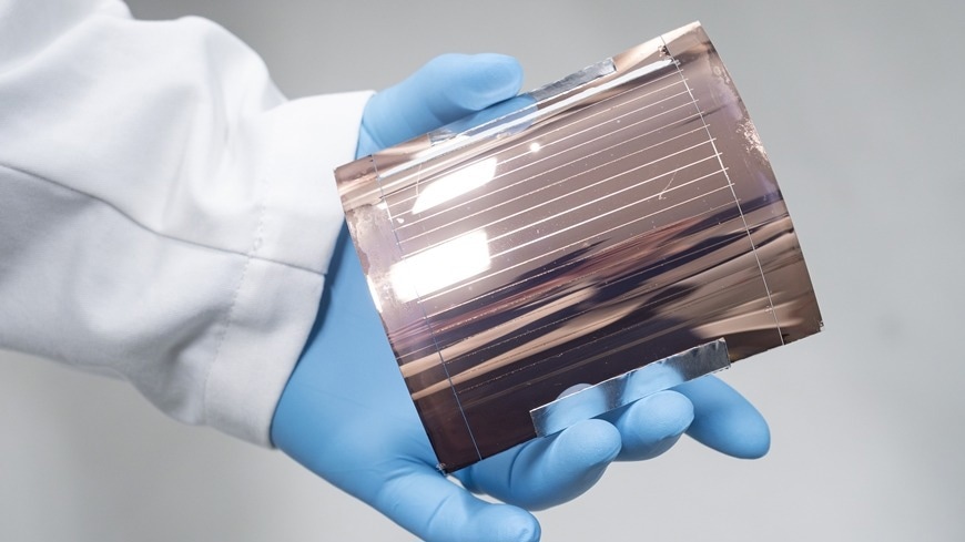 Efficient: The two-layer perovskite solar cells can achieve higher efficiencies than silicon cells.