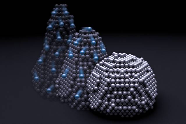 Metal Nanoparticles Can Deform Like a Liquid Whilst Maintaining a Stable Interior Crystal Configuration