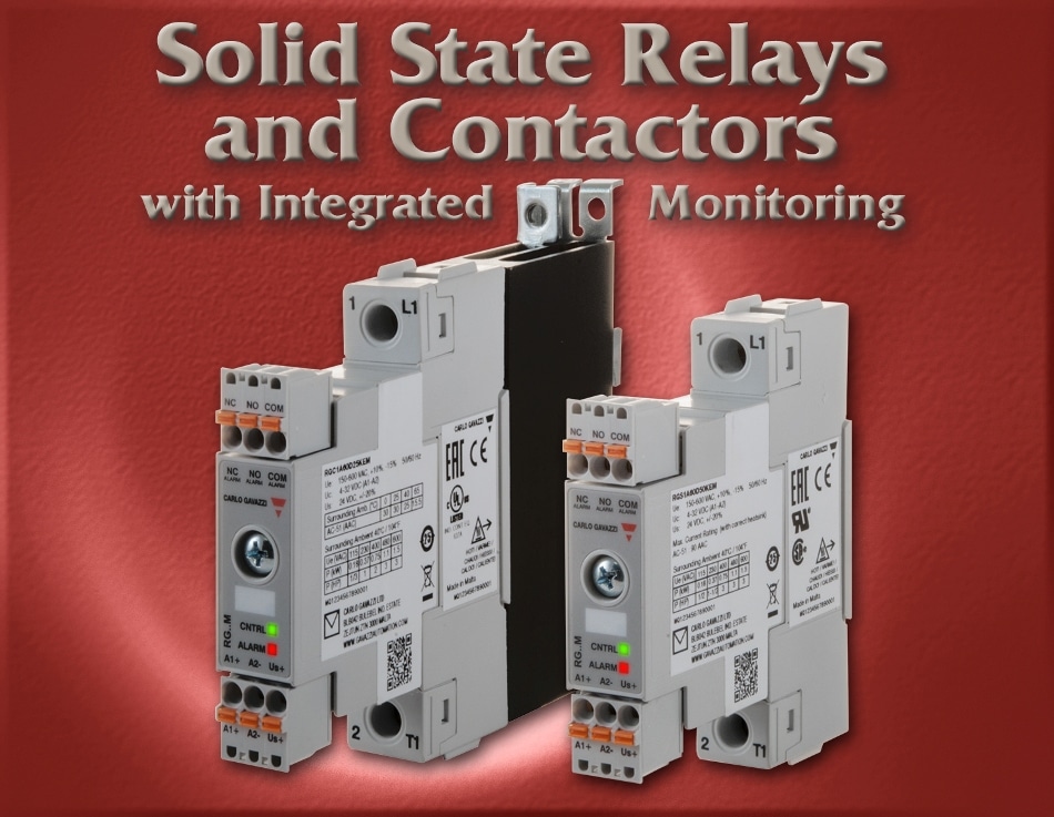 Solid State Relays and Contactors - With Integrated Monitoring