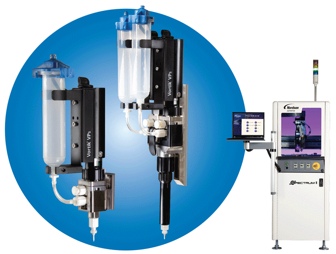 Nordson ASYMTEK's Vortik® Series of Progressive Cavity Pumps Dispenses One- and Two-Component Fluids During Electronics Manufacturing