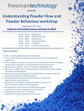 Freeman Technology Powder Flow Workshop