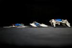Origami-Inspired Self-Assembling Robot Crawls By Itself