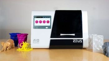 AIO Robotics Zeus 3D Printer/Scanner can Copy and Print Small Objects