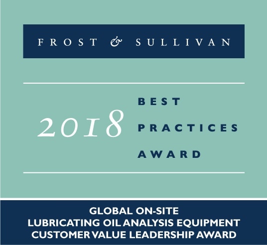 Spectro Scientific Wins 2018 Global On-Site  Lubricating Oil Analysis Equipment Customer Value Leadership Award