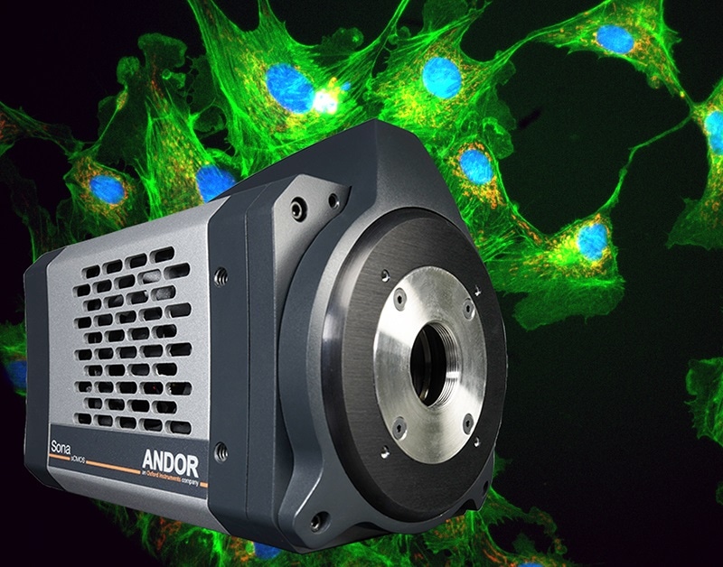 Andor Launches Sona for Fluorescence Microscopy – The World’s Most Sensitive Back-illuminated sCMOS Camera Platform