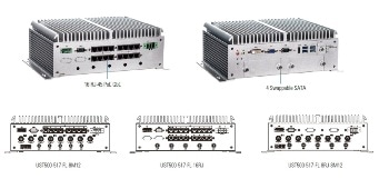 Axiomtek -  16-PoE Fanless Embedded System with E-Mark, EN 50155 for Vehicle and Railway Markets
