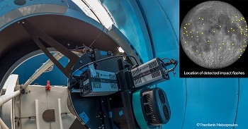 Andor Zyla sCMOS Astronomy cameras capture lunar impacts
