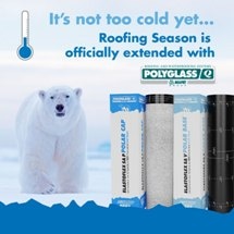 Polyglass Develops Self-Adhered Membranes for Cold Weather Application