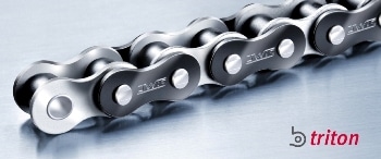 High-Tech Coating Protects Against Corrosion and Wear: The New B.Triton High-Performance Roller Chains from iwis