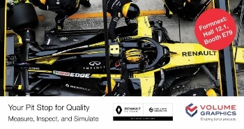 Volume Graphics与雷诺F1车队签订供应商协议