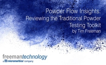 Reviewing the Traditional Powder Testing Toolkit