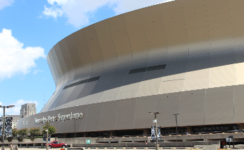 Lorin Supplies Innovative Anodized Aluminum for  Exterior of Restored Superdome 