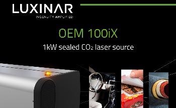 Luxinar Launches OEM 100iX For Increased CO2 Laser Processing Power