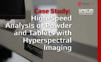 High-speed analysis of powder and tablets with hyperspectral imaging