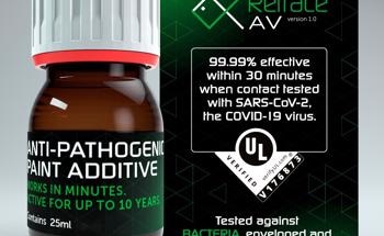 Retrace AV Launches New Paint Product that Destroys SARS-CoV-2, the COVID-19 Virus Within 30 Minutes