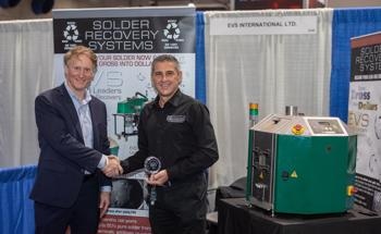 EVS Accepts NPI Award for New Solder Recovery System