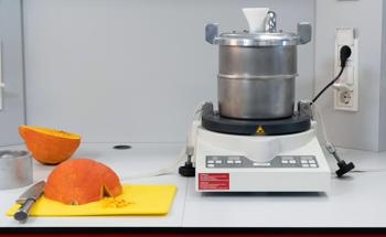 The Comminution of Pumpkin Achieved Perfectly with the Vibratory Micro Mill PULVERISETTE 0