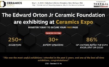 The Edward Orton Jr Ceramic Foundation are exhibiting at Ceramics Expo