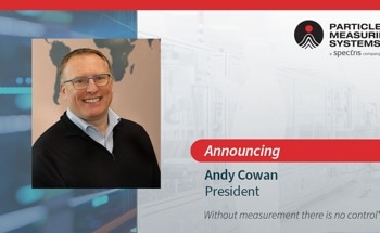 Andy Cowan Appointed as President, Particle Measuring Systems