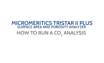TriStar II Plus - How to Run a Carbon Dioxide Analysis