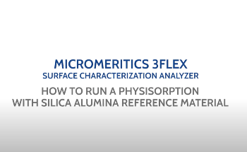 3Flex - Physisorption Analysis with Silica Alumina