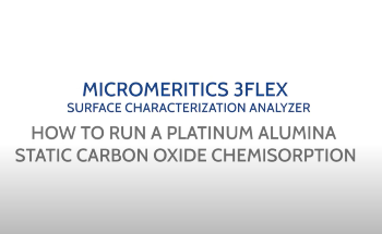3Flex - Carbon Monoxide Static Chemisorption With Platinum Alumina