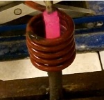 Brazing of Copper Rod by Induction Heating 