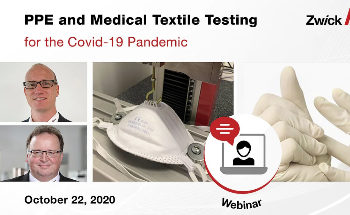 PPE和医疗纺织品测试Covid-19大流行