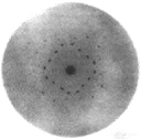 AZoM - Metals, ceramics, polymers and composites -  X-ray diffraction pattern from a crystal.