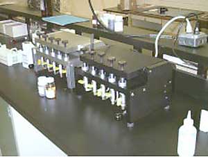 Multi-station RFS sample preparation fixture