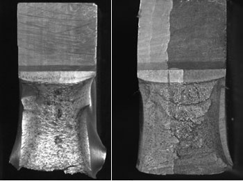 Examination of fracture surfaces can provide information about the type of failure that has taken place.