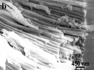 AZojomo - The "AZo Journal of Materials Online" SEM images of the obtained alumina membrane with SBA-15 nanorods inside