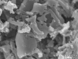 AZoJomo - The AZO Journal of Materials Online - SEM photographs of the specimens added (a) 0, (b) 2, (c) 5 and (d) 20 mass% of Ca(OH)2 after autoclaved at 220°C for 10 h.