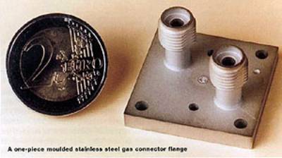 AZoM - Metals, Ceramics, Polymer and Composites : Metal Injection Moulded Stainless Steel Gas Connector Flange
